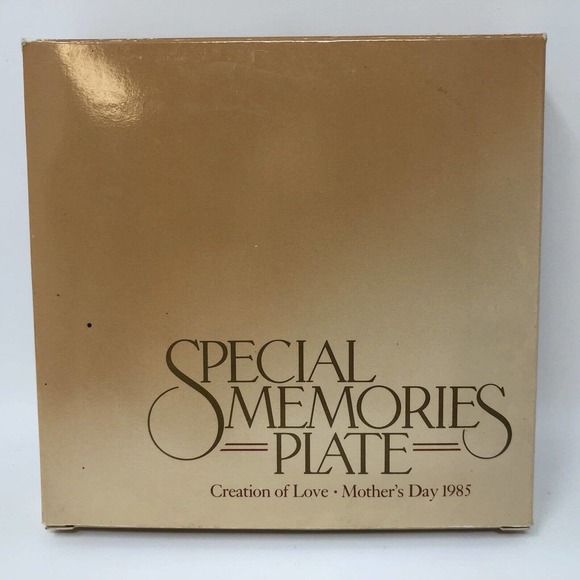 Creation of Love Plate Avon 1985 Mothers Day Tom Newsom Caucasian NOS - Picture 6 of 8